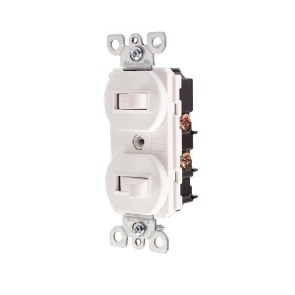 15A Dual Toggle Switches, Single-Pole/Single-Pole - Image 2