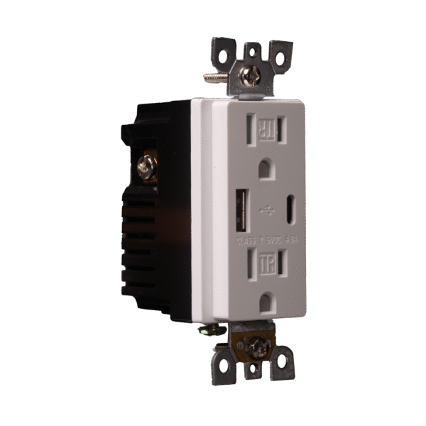15A Type A/C USB Charger Receptacle Tamper Resistant - Image 6